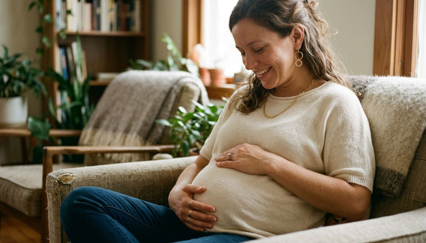 Barriga y brillo: la simbología de los pendientes maternales